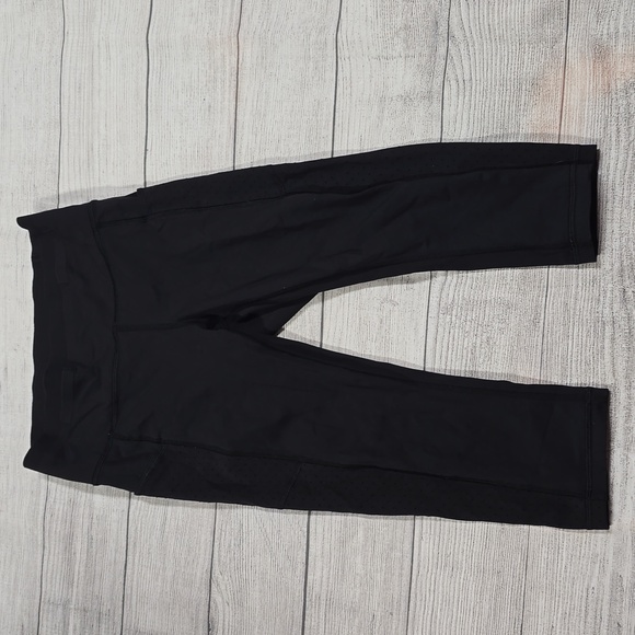 EUC 💎 Lululemon Always Airy High-Rise Run Crop 19"Black Size 6 - Picture 7 of 8